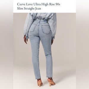 Curve Love Ultra High Rise 90s Straight Jean